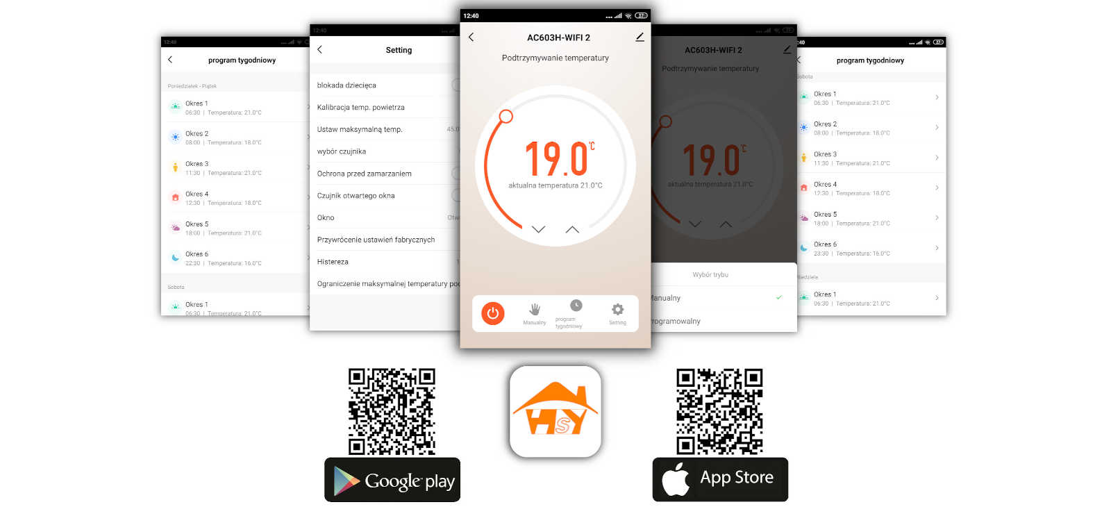 Termostat WiFi sterowany przy pomocy aplikacji Smart RM