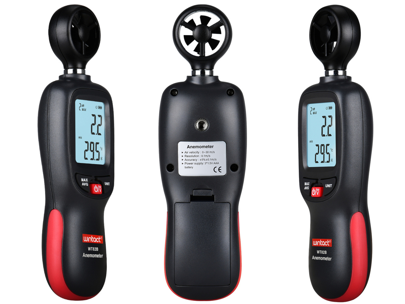 Anemometer with Bluetooth function Measuring devices \ Anemometers