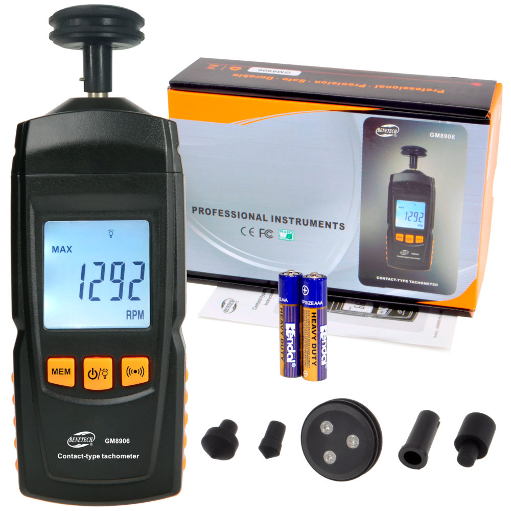 Contact tachometer RMP meter with LCD Contact Measuring devices