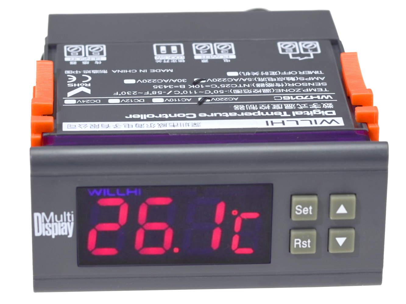 DIGITAL TEMPERATURE REGULATOR CONTROLLER THERMOSTAT CONTROL 230V / 5A