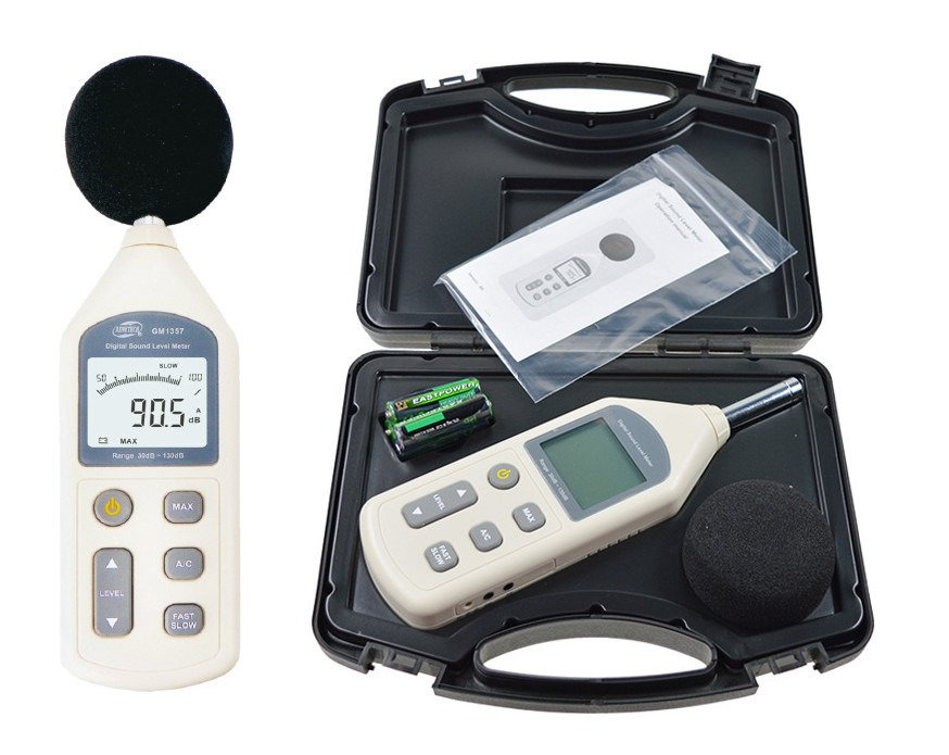 Digital Sound Level Meter Noise Measuring Instrument Decibel meter LCD