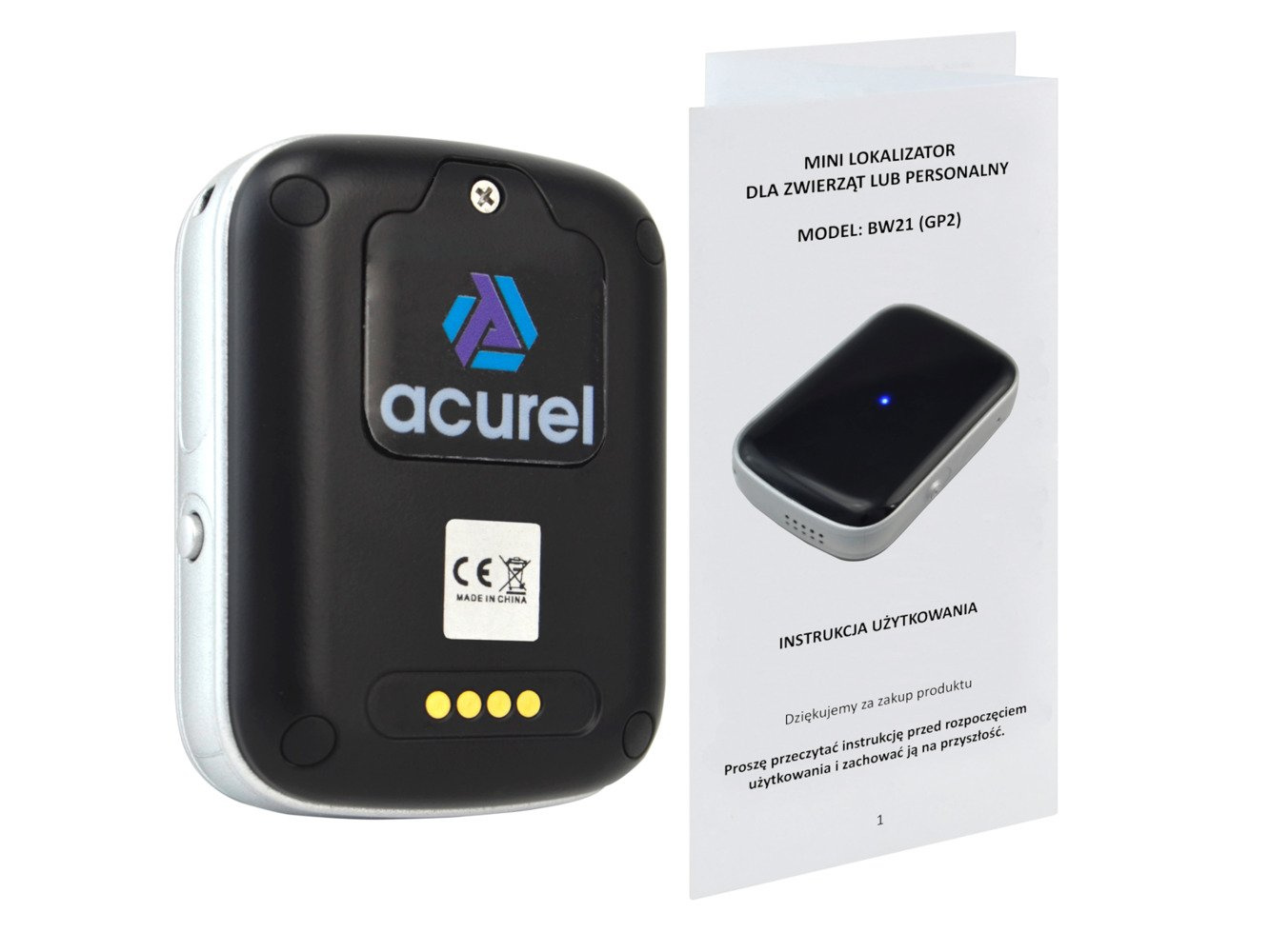 GPS tracker for animals dog cat or personal 1000mAh accumulator GPS