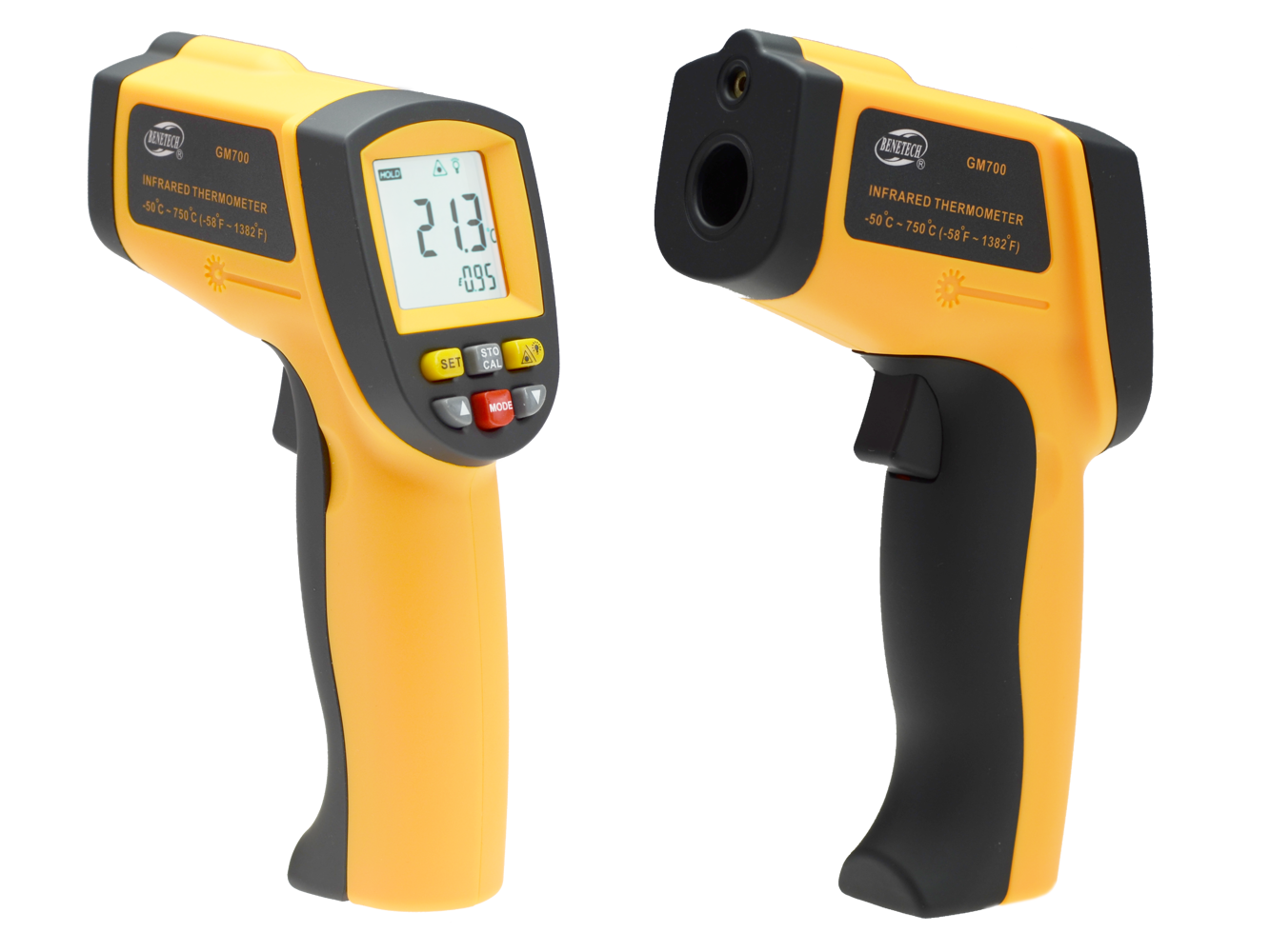 Infrared Thermometer IR 50 700°C Pyrometer 0.11EM Resolution 121
