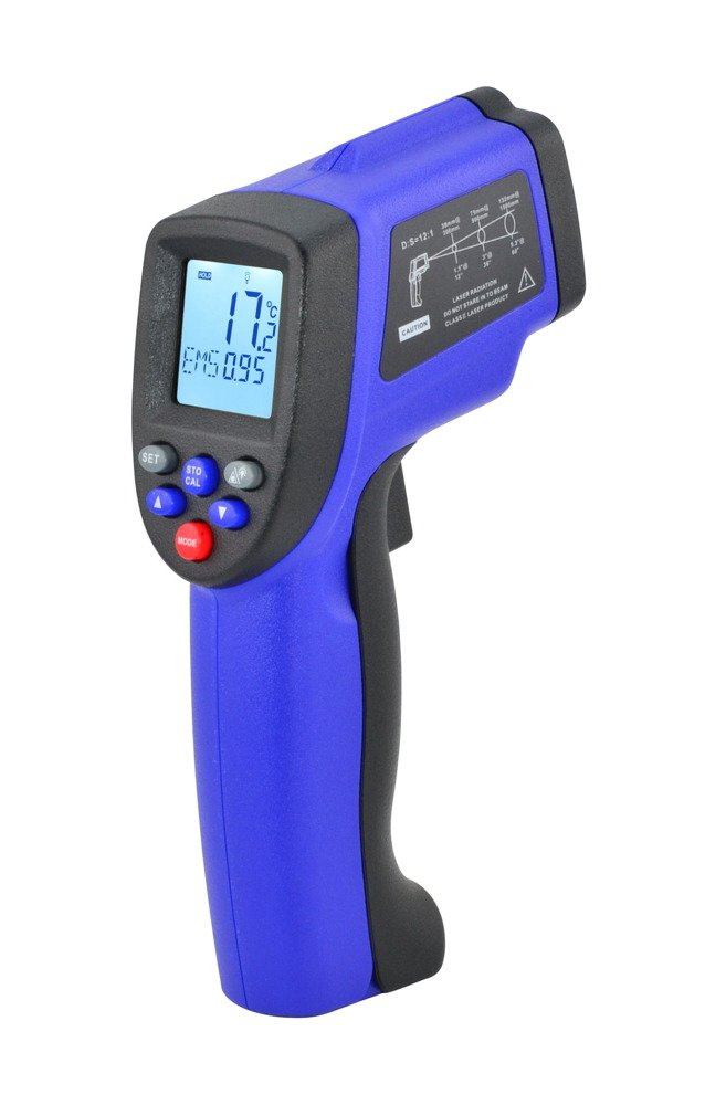 Infrared thermometer pyrometer temperature reader 50 + 700 ° C