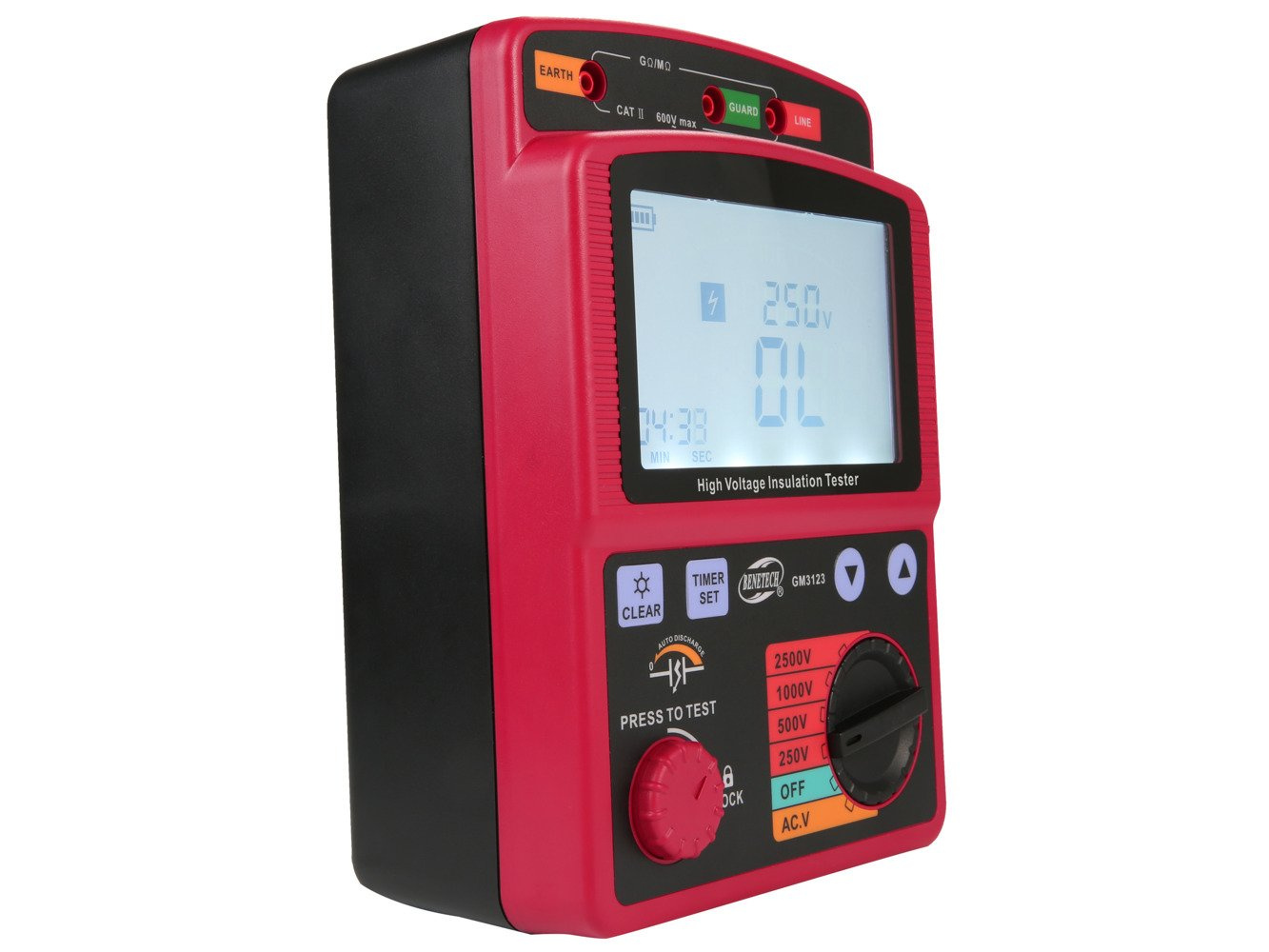 Insulation meter for high voltage resistance Measuring devices \ Meters itmarket24h.pl