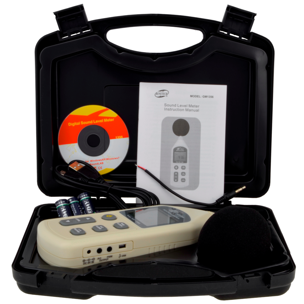 Multifunctional LCD Digital Sound Noise Level Meter With Backlight