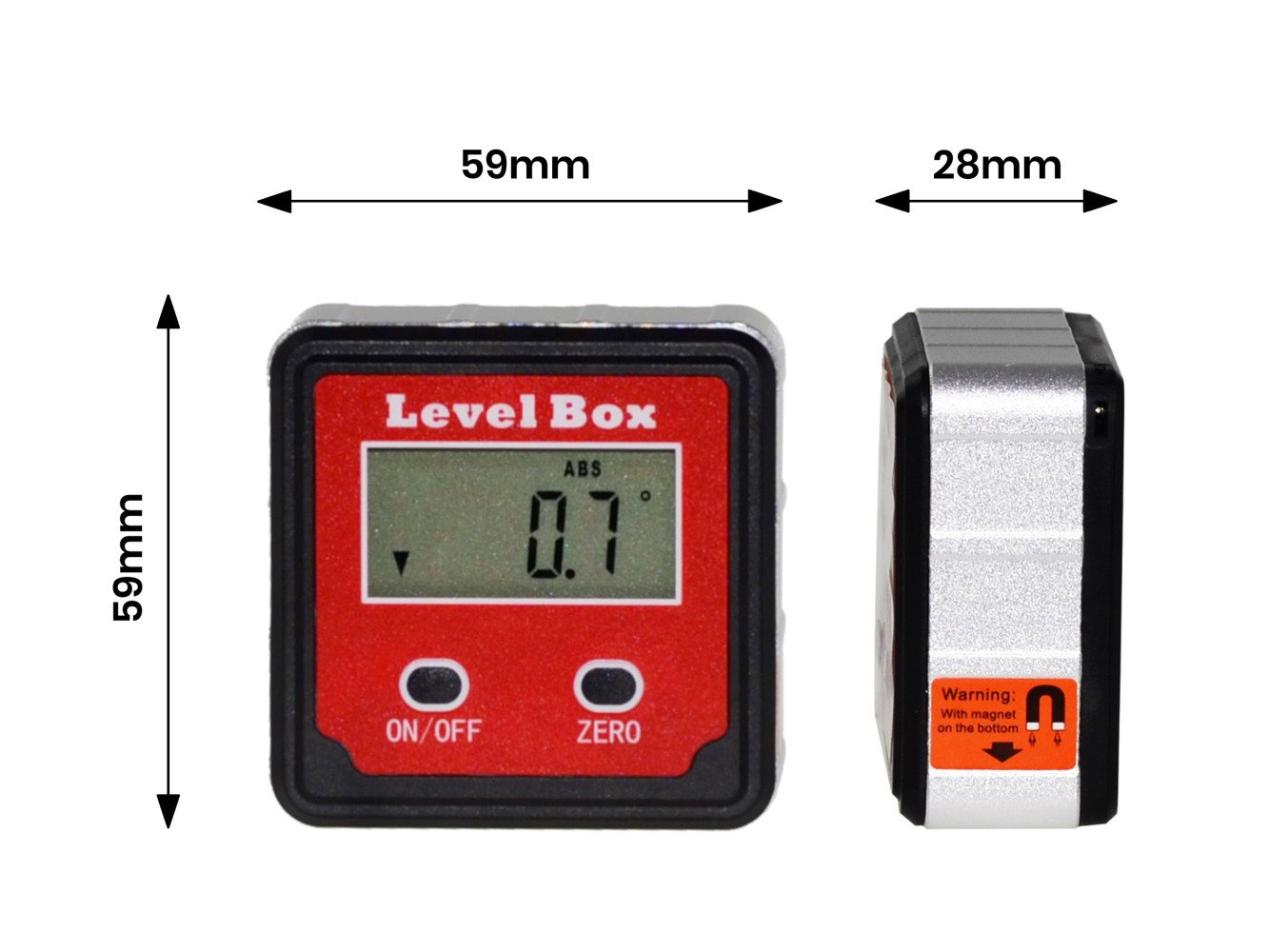 PROTRACTOR DIGITAL ELECTRONIC LEVEL MW38 Measuring devices