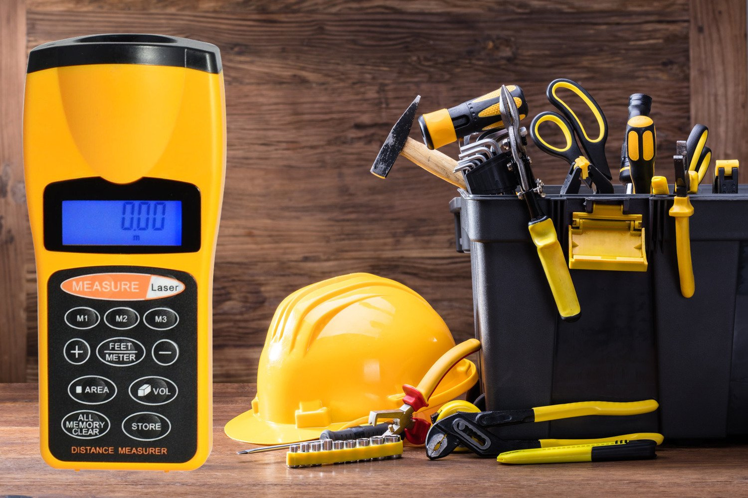 ULTRASONIC LCD LASER METER POINTER DISTANCE MEASURER RANGE METER MW2 up to 18m Measuring