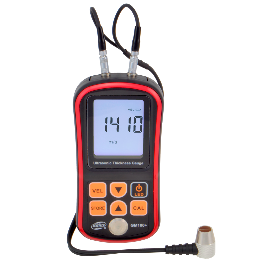 Ultrasonic Wall Thickness Gauge Meter Tester Steel PVC Digital Testing