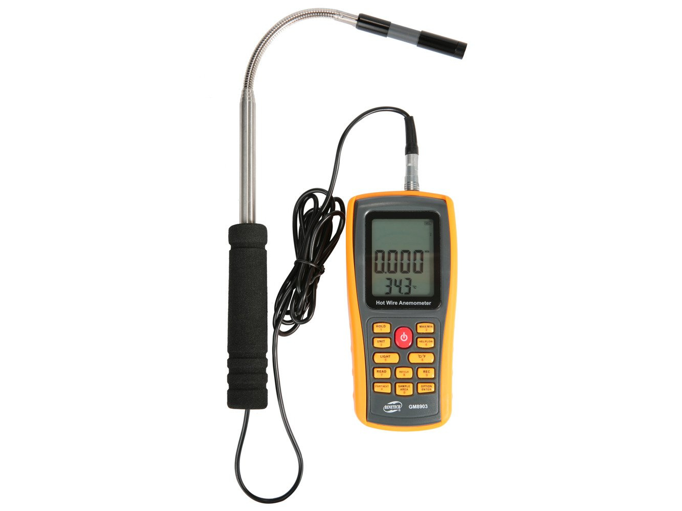 Wind gauge anemometer with thermocouple Measuring devices