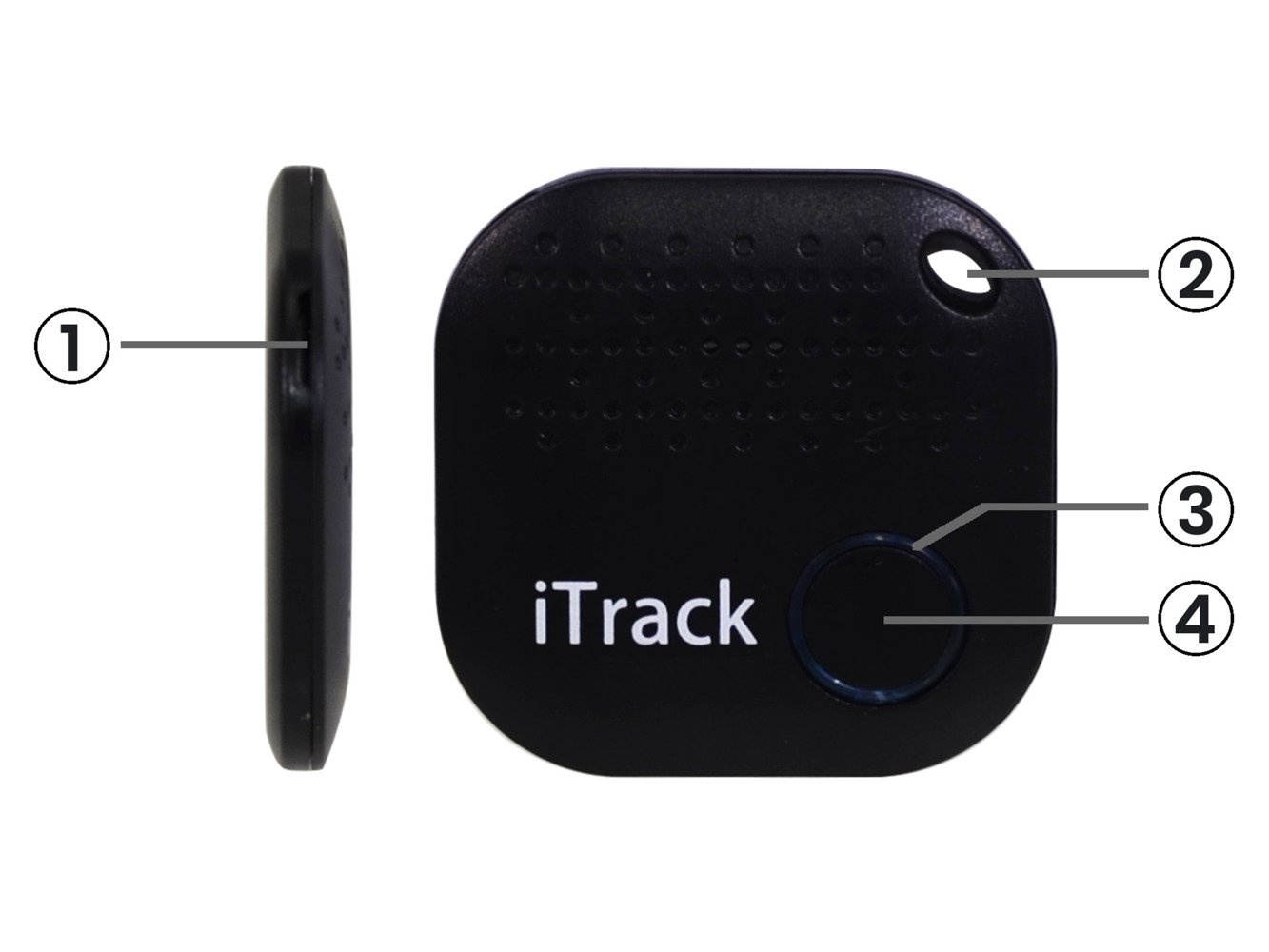 iTrack2 Key, wallet locator Bluetooth GPS black Black Computer and