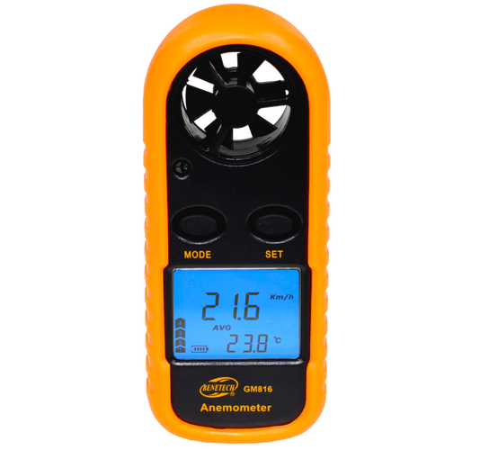 Anemometr wiatromierz z wyświetlaczem LCD Benetech GM816