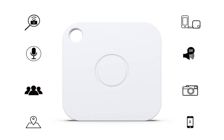 iTrack4 lokalizator kluczy Bluetooth GPS Biały