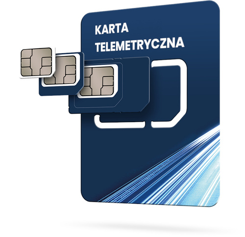 Karta telemetryczna do lokalizatorów GPS