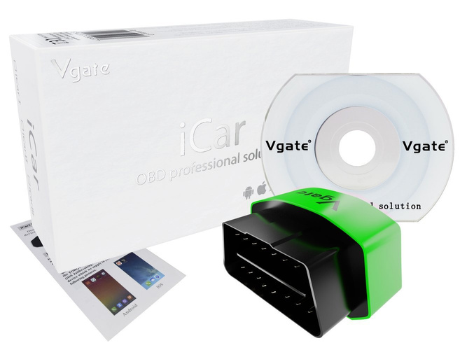  Interfejs iCar3 BT 3.0 OBDII ELM327 Vgate Zielony