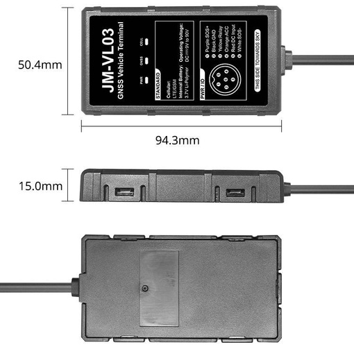 Lokalizator GPS 4G 9-90V (VL03)