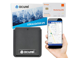 Lokalizator GPS z magnesem + karta Orange + GPS Acurel na 1 rok