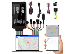 Lokalizator GPS 4G/2G, flot pojazdów, zaawansowany (VL802) + Karta telemetryczna + Serwis Tracksolid Pro na 10 lat