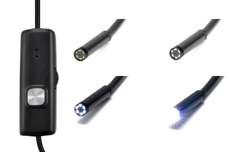 Endoskop USB HD 8mm o długości 5m ZCF-S VG25
