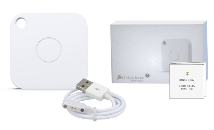 iTrack4 lokalizator kluczy Bluetooth GPS Biały