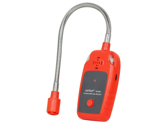 Detektor czujnik gazu ziemnego LPG metanu propanu dymu Wintact WT8820