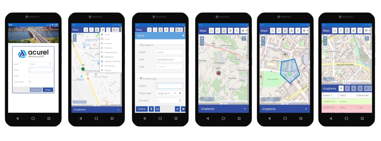 Lokalizator GPS do pojazdów, SOS, odcięcia zapłonu + serwis GPS Acurel