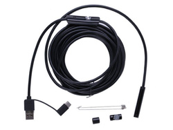 Endoskop wodoodporny kamera inspekcyjna 5m 8mm USB