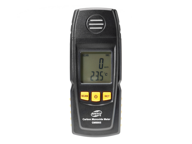 Przenośny miernik tlenku węgla LCD detektor czadu 1000ppm Benetech GM8805