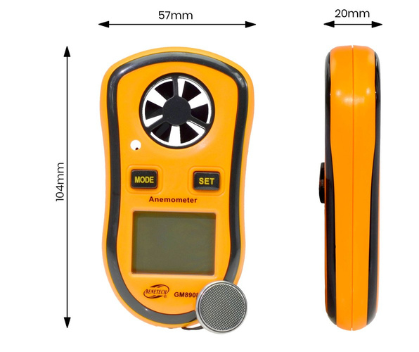Anemometr - Miernik Wiatru Benetech GM8908