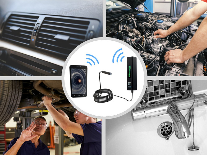 Endoskop WiFi 8mm 5M Android iOS
