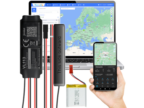 Lokalizator GPS 4G LTE VL113 – samochód, rower elektryczny, motocykl + eSIM + Serwis Tracksolid Pro na 10 lat