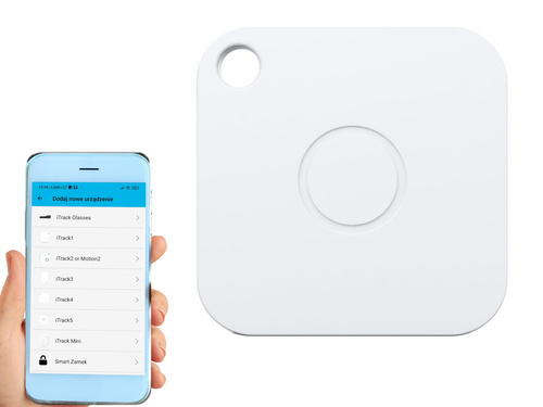 iTrack4 lokalizator kluczy Bluetooth GPS Biały