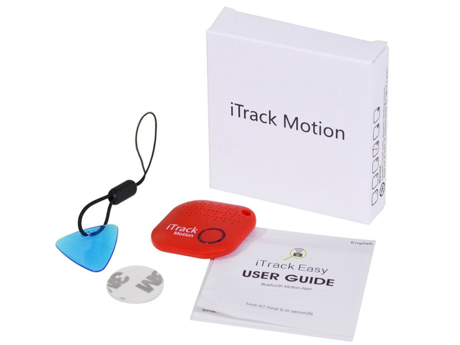 iTrack Motion lokalizator kluczy alarm ruchu Bluetooth GPS czarny