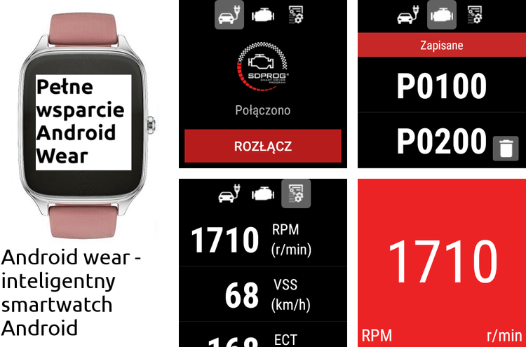 Polski program diagnostyczny SDPROG OBD2 WIN iOS Android BOX 