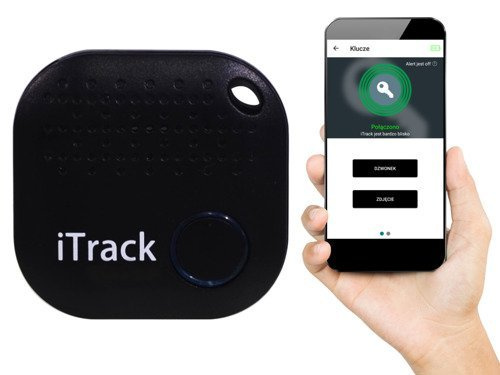 iTrack2 lokalizator kluczy Bluetooth GPS czarny