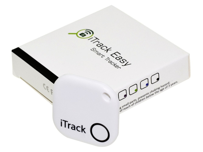iTrack1 lokalizator kluczy Bluetooth GPS biały