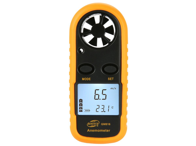 Anemometr wiatromierz z wyświetlaczem LCD Benetech GM816