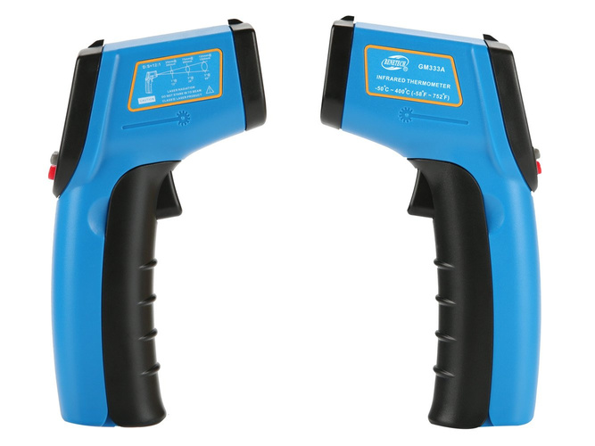 Bezdotykowy termometr pirometr laserowy -50 ~ 400°C z kolorowym LCD Benetech GM333A