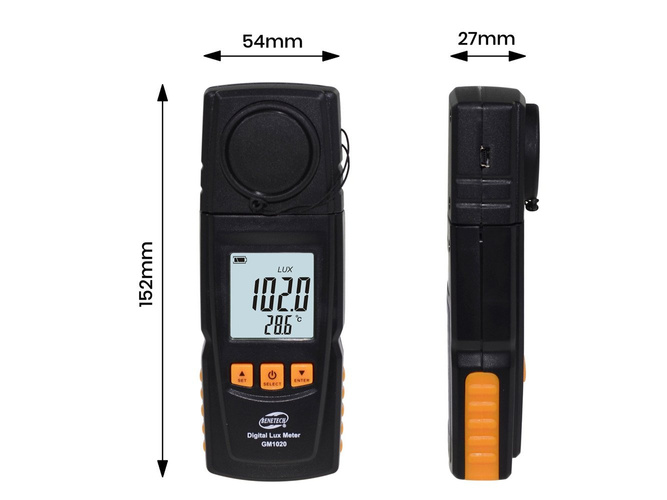Miernik światła luksomierz światłomierz Benetech GM1020
