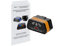 Interfejs iCar2 BT 3.0 OBDII ELM327 Vgate czarno-pomarańczowy