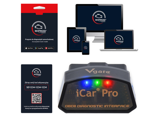 Interfejs iCar Pro BT 4.0 OBD2 ELM327 SDPROG PL
