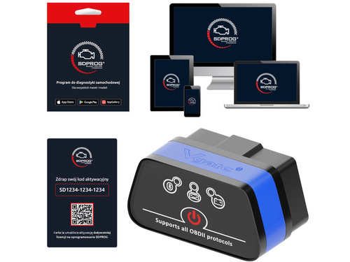 Interfejs iCar2 BT3.0 OBD2 ELM327 SDPROG PL