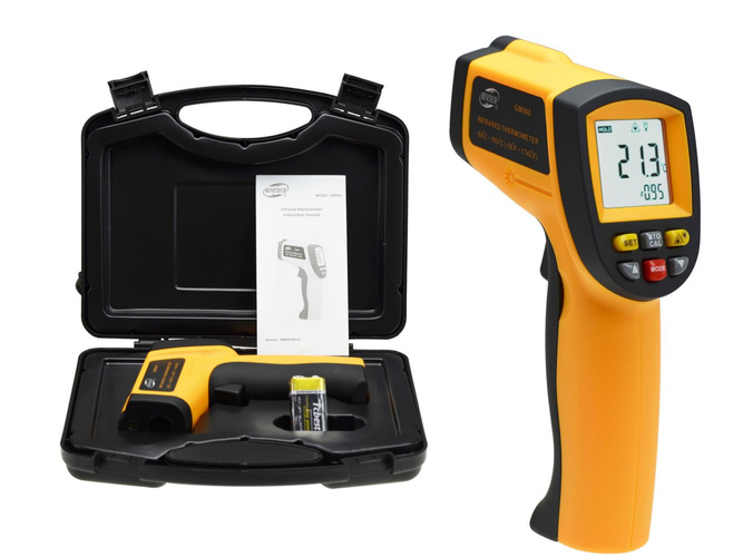 Bezdotykowy termometr laserowy pirometr  -50 do 900C Benetech GM900