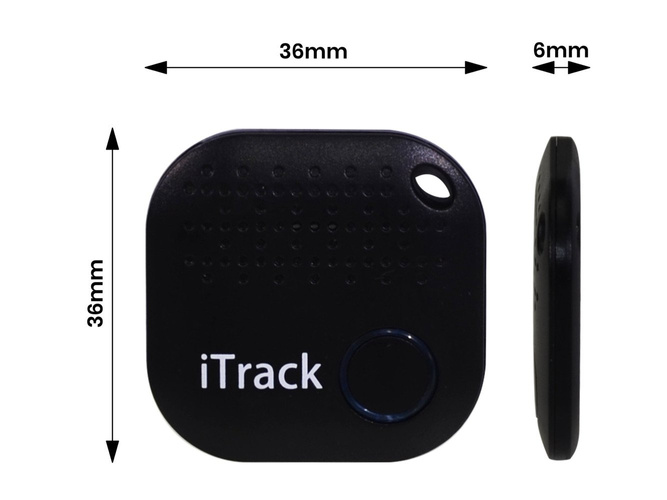 iTrack2 lokalizator kluczy Bluetooth GPS czarny