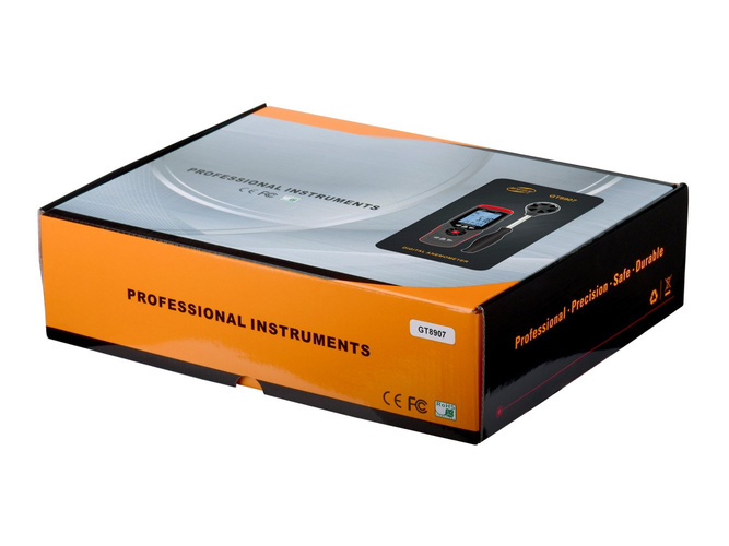 Wiatromierz anemometr miernik wiatru BLUETOOTH Benetech GT8907 + PROGRAM