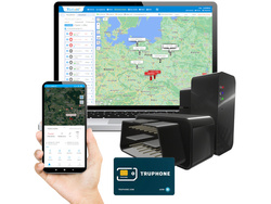 Lokalizator GPS OBD2 pojazdów + karta Truphone + dostęp do Tracksolid Pro na 10 lat