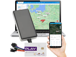 Lokalizator GPS samochodowy zapłon + karta Play + Tracksolid 1 rok
