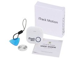 iTrack Motion lokalizator kluczy alarm ruchu Bluetooth GPS biały